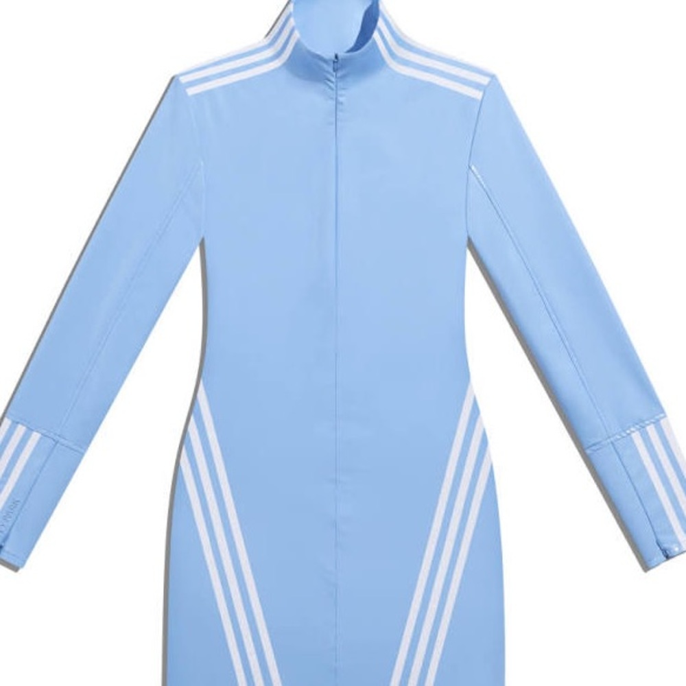 Ivy park blue latex dress Drop 3 SMALL